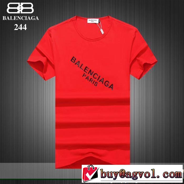 BALENCIAGA バレンシアガ 半袖Tシャツ 3色可選 最も目立ったブランド新品 2019年最新ファッション