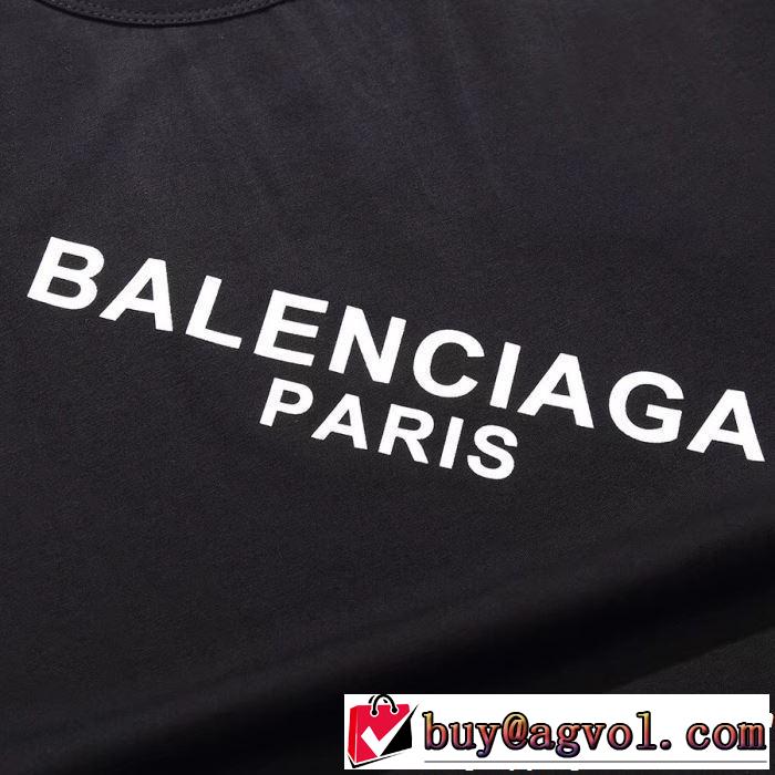 BALENCIAGA バレンシアガ 半袖Tシャツ 3色可選 最も目立ったブランド新品 2019年最新ファッション