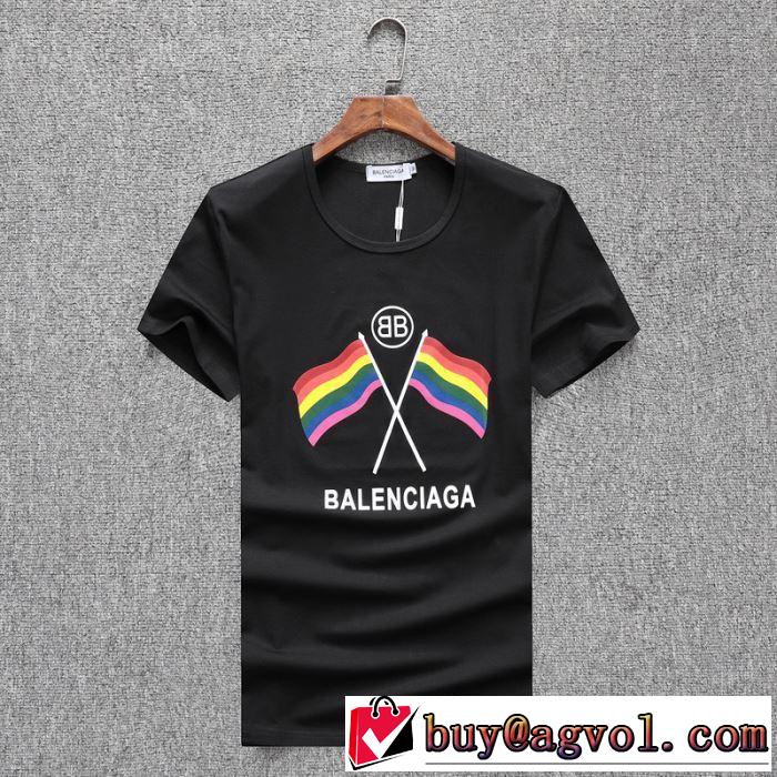 バレンシアガ BALENCIAGA 半袖Tシャツ 2色可選 2019年春夏のトレンドアイテム 高級感が好評です