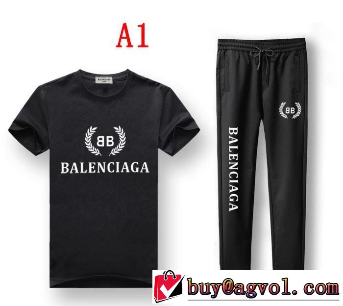 4色可選 上下セット 今季トレンドの限定アイテム 2019春夏の大注目トレンド バレンシアガ BALENCIAGA