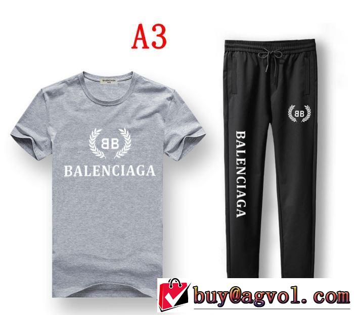 4色可選 上下セット 今季トレンドの限定アイテム 2019春夏の大注目トレンド バレンシアガ BALENCIAGA