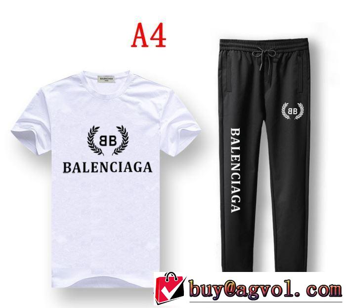4色可選 上下セット 今季トレンドの限定アイテム 2019春夏の大注目トレンド バレンシアガ BALENCIAGA