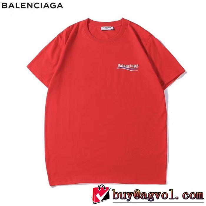 夏にぴったり限定アイテム バレンシアガ BALENCIAGA 半袖Tシャツ 多色可選 2019夏ファション新品