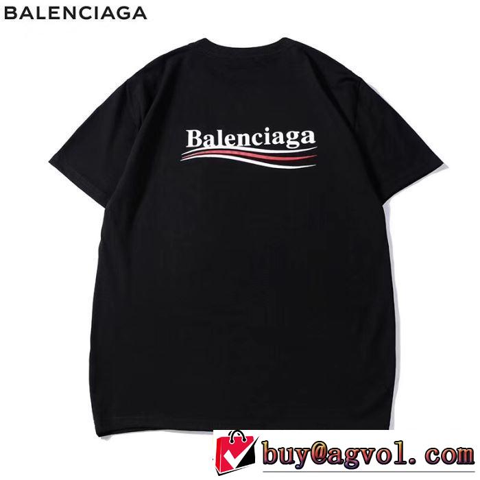 夏にぴったり限定アイテム バレンシアガ BALENCIAGA 半袖Tシャツ 多色可選 2019夏ファション新品