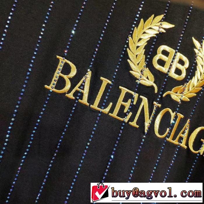 男女兼用 2色可選  半袖Tシャツ 春夏のトレンドアイテム 2019春夏トレンドアイテム バレンシアガ BALENCIAGA