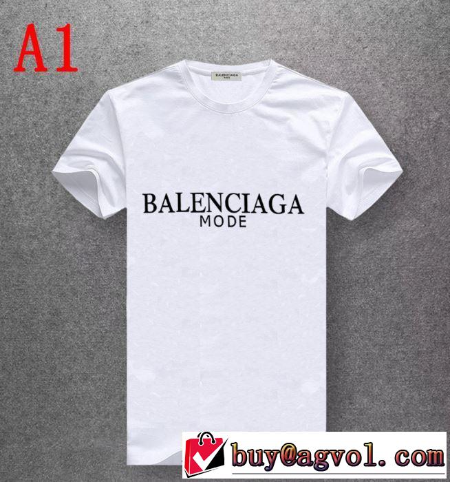 2019春夏は人気定番 最新のトレンドブランド人気的 バレンシアガ BALENCIAGA 半袖Tシャツ 多色可選