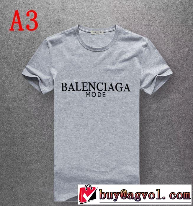 2019春夏は人気定番 最新のトレンドブランド人気的 バレンシアガ BALENCIAGA 半袖Tシャツ 多色可選