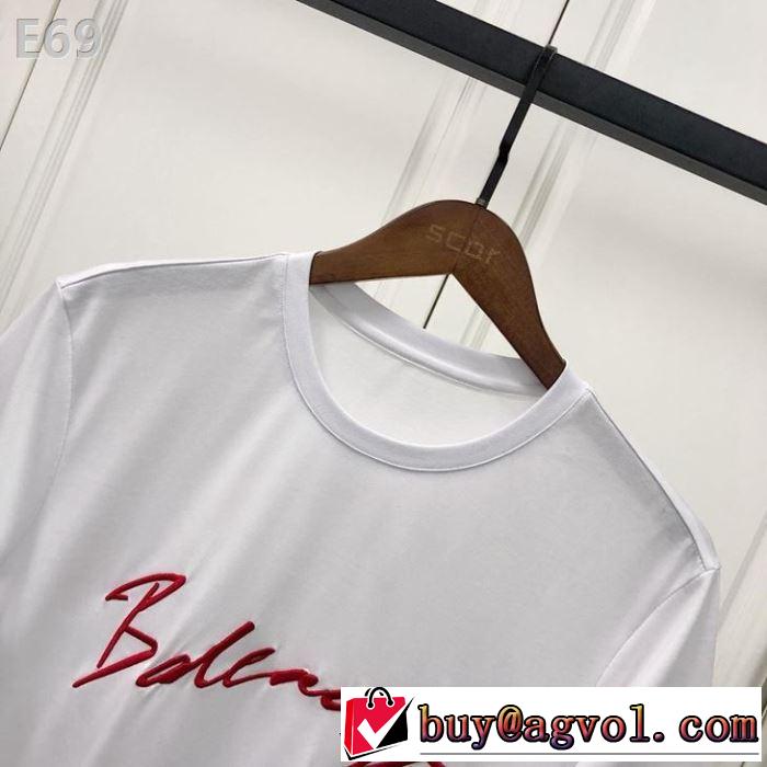 バレンシアガ BALENCIAGA 半袖Tシャツ 2色可選 2019春夏トレンドアイテム 今季流行りの人気新作