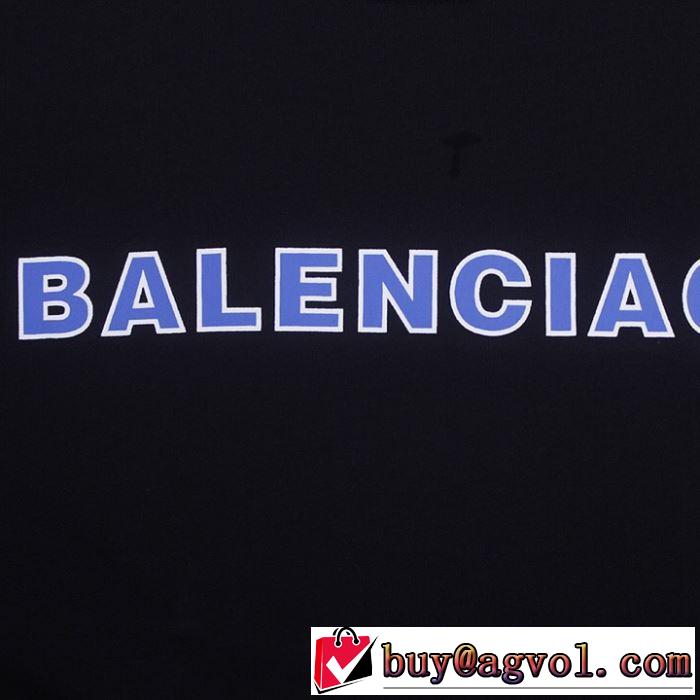2019春夏も引き続きトレンド バレンシアガ 大人のカジュアルスタイル BALENCIAGA 2色可選 半袖Tシャツ 洗練された印象に