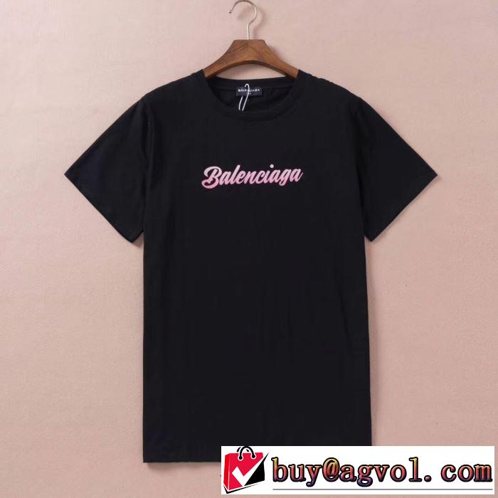 素敵なスタイルで夏の定番 バレンシアガ 2019SSのトレンド商品 BALENCIAGA 2色可選 半袖Tシャツ 今年春夏ファション流行り