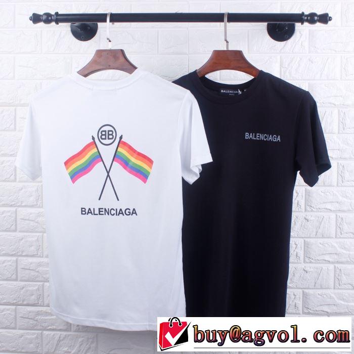 2色可選  夏大人気のアイテム バレンシアガ BALENCIAGA 2019春夏のトレンド新商品半袖Tシャツ 鮮度が手に入る