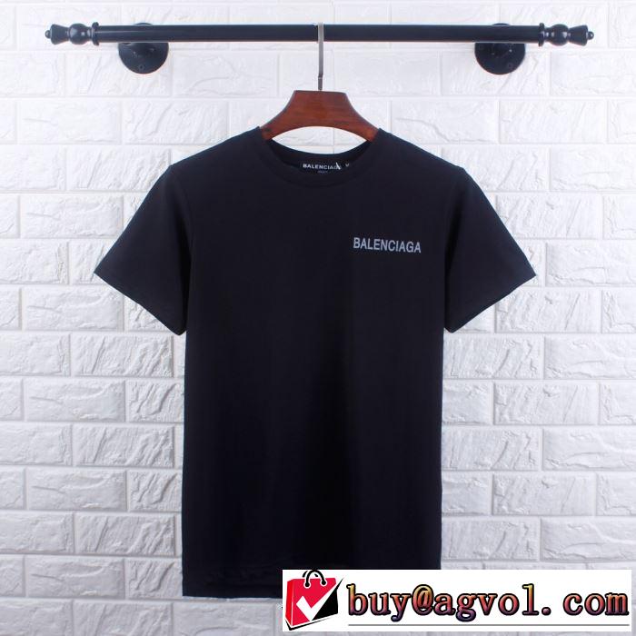 2色可選  夏大人気のアイテム バレンシアガ BALENCIAGA 2019春夏のトレンド新商品半袖Tシャツ 鮮度が手に入る