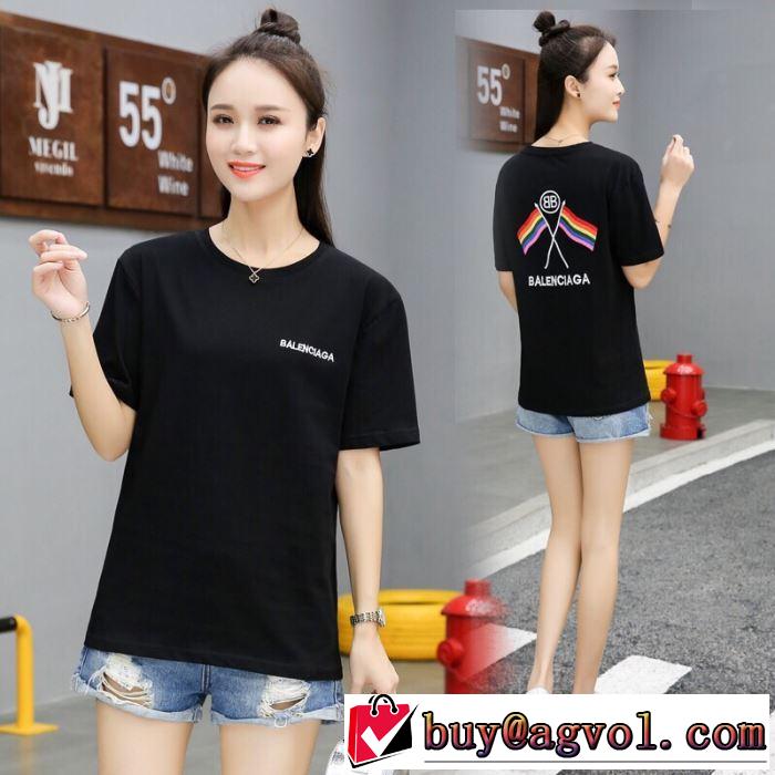 2色可選  夏大人気のアイテム バレンシアガ BALENCIAGA 2019春夏のトレンド新商品半袖Tシャツ 鮮度が手に入る