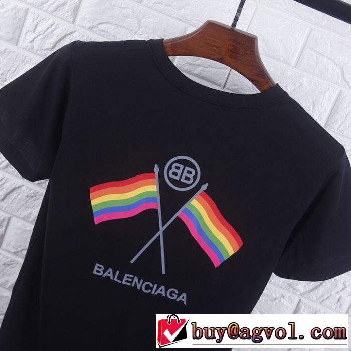 2色可選  夏大人気のアイテム バレンシアガ BALENCIAGA 2019春夏のトレンド新商品半袖Tシャツ 鮮度が手に入る