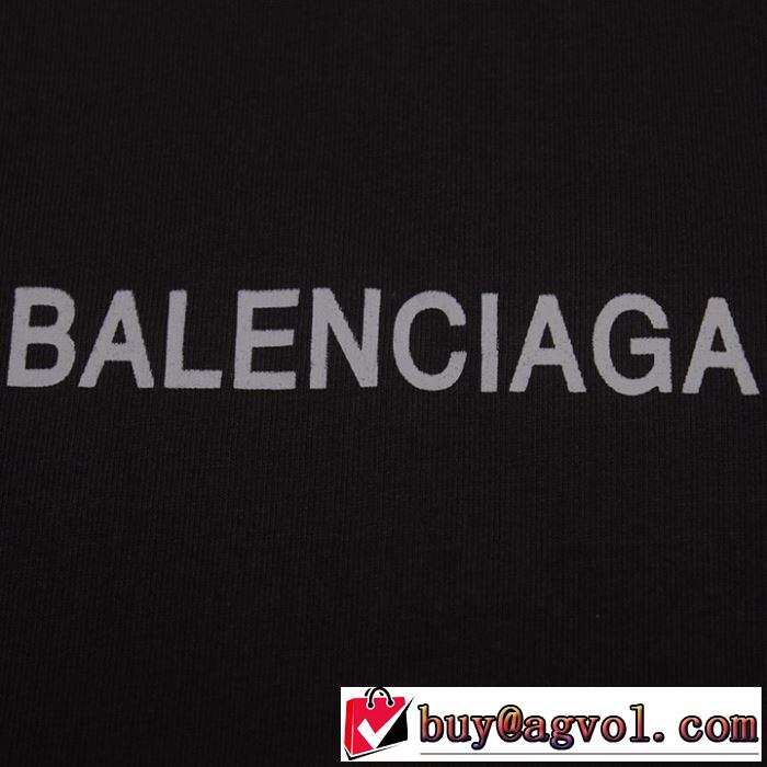 2色可選  夏大人気のアイテム バレンシアガ BALENCIAGA 2019春夏のトレンド新商品半袖Tシャツ 鮮度が手に入る