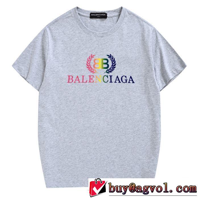 新しい斬新なスタイルバレンシアガ BALENCIAGA 2019年の春夏に着たい多色可選 半袖Tシャツ 夏先に大活躍する