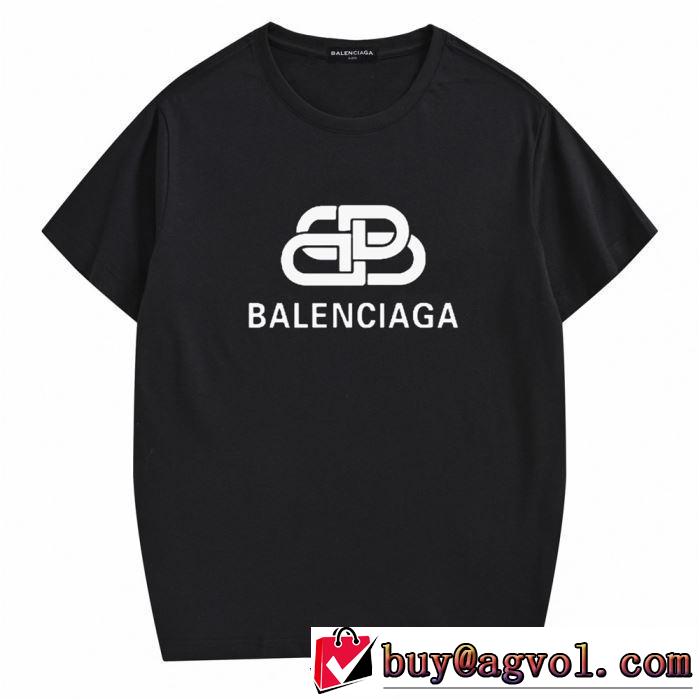 バレンシアガ BALENCIAGA 注目度が高まり最新コレクション2019春夏トレンドアイテム  多色可選 半袖Tシャツ 夏にぴったり上品