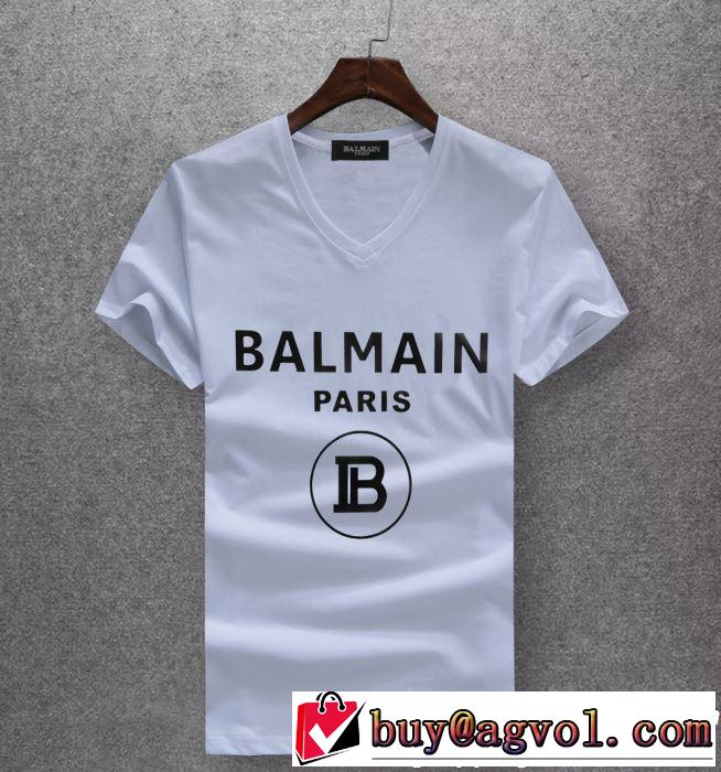 BALMAIN バルマン 半袖Tシャツ 3色可選 2019年春夏のトレンドアイテム 今季トレンドの限定アイテム