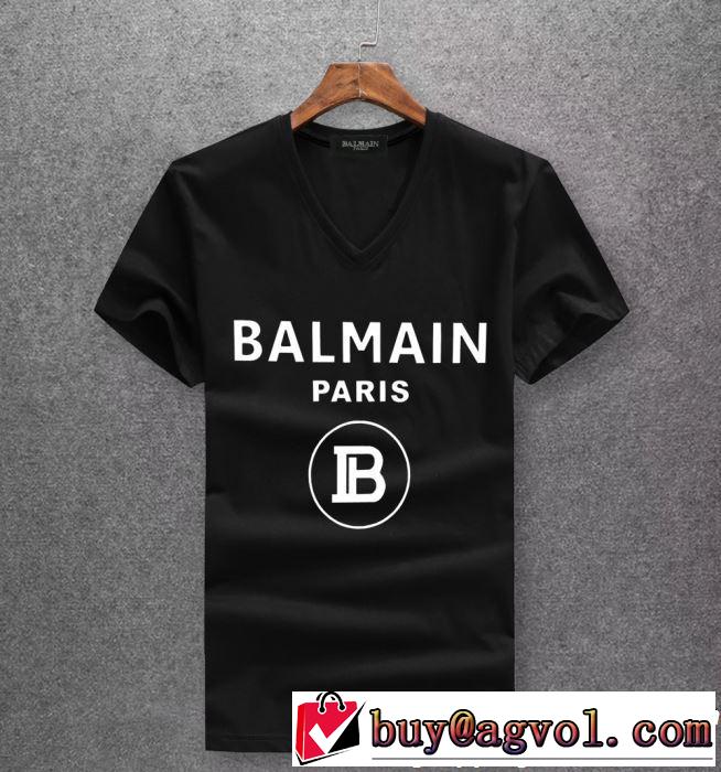 BALMAIN バルマン 半袖Tシャツ 3色可選 2019年春夏のトレンドアイテム 今季トレンドの限定アイテム