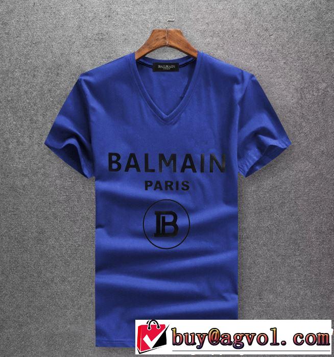 BALMAIN バルマン 半袖Tシャツ 3色可選 2019年春夏のトレンドアイテム 今季トレンドの限定アイテム