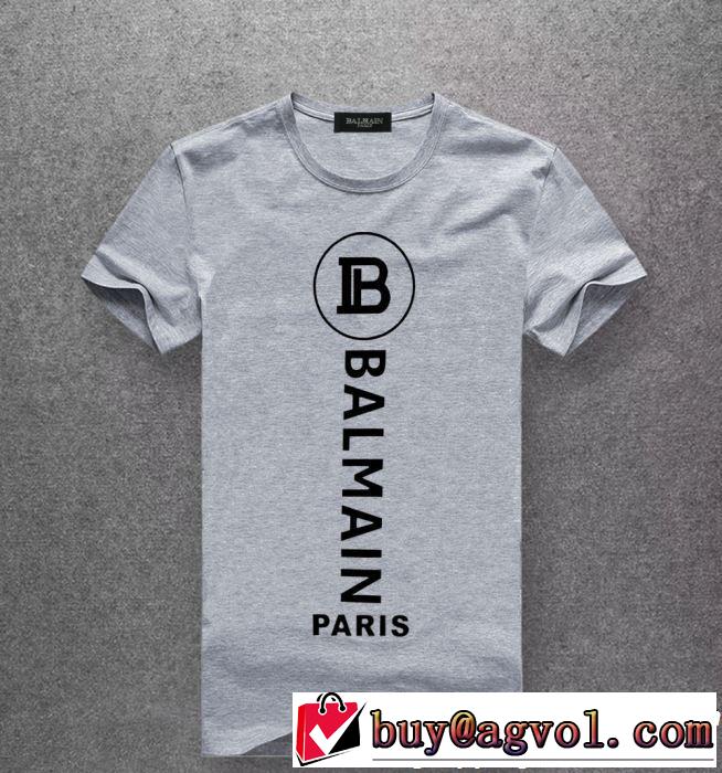 2019春夏も引き続き人気セール 春夏シンプルファッションでOK！ BALMAIN バルマン 半袖Tシャツ 4色可選