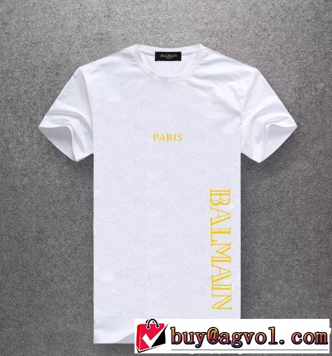 BALMAIN バルマン 半袖Tシャツ 多色可選 2019春夏トレンドアイテム 素敵カジュアルの春夏コレクション
