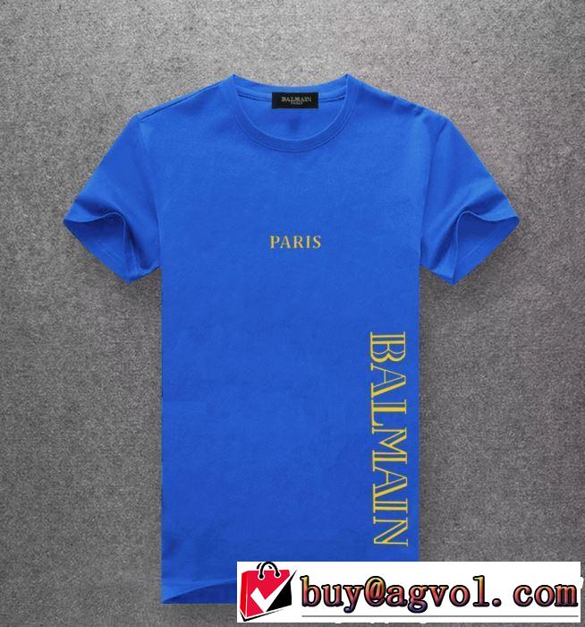 BALMAIN バルマン 半袖Tシャツ 多色可選 2019春夏トレンドアイテム 素敵カジュアルの春夏コレクション