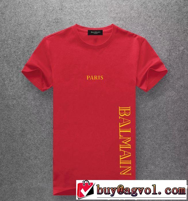 BALMAIN バルマン 半袖Tシャツ 多色可選 2019春夏トレンドアイテム 素敵カジュアルの春夏コレクション