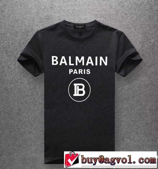 2019年春夏シーズンの人気 オススメしたい最新注目ファション BALMAIN バルマン 半袖Tシャツ 多色可選