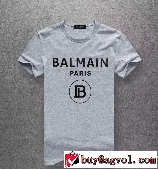 2019年春夏シーズンの人気 オススメしたい最新注目ファション BALMAIN バルマン 半袖Tシャツ 多色可選