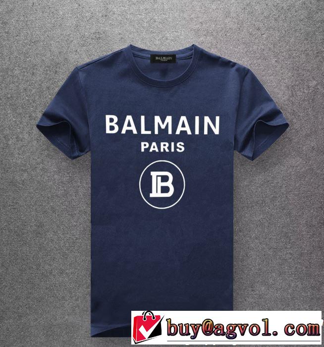 2019年春夏シーズンの人気 オススメしたい最新注目ファション BALMAIN バルマン 半袖Tシャツ 多色可選