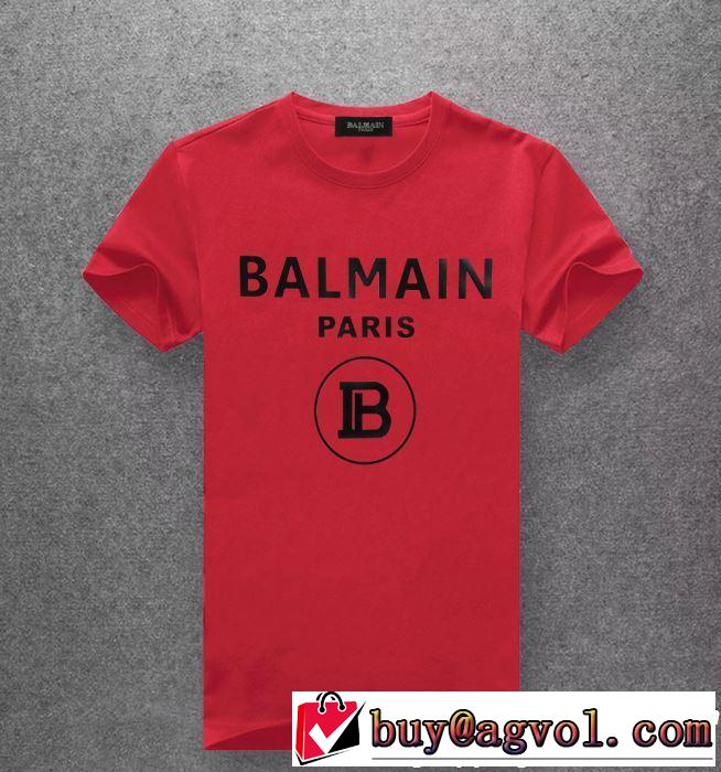 2019年春夏シーズンの人気 オススメしたい最新注目ファション BALMAIN バルマン 半袖Tシャツ 多色可選