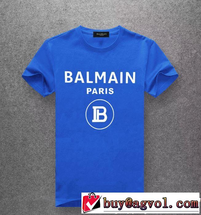 2019年春夏シーズンの人気 オススメしたい最新注目ファション BALMAIN バルマン 半袖Tシャツ 多色可選
