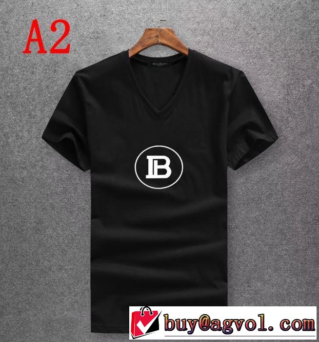 正規品保証19春夏 バルマン  Tシャツ/半袖  多色可選最新先取りおしゃれなロゴ入り BALMAIN