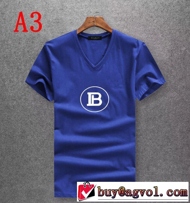 正規品保証19春夏 バルマン  Tシャツ/半袖  多色可選最新先取りおしゃれなロゴ入り BALMAIN