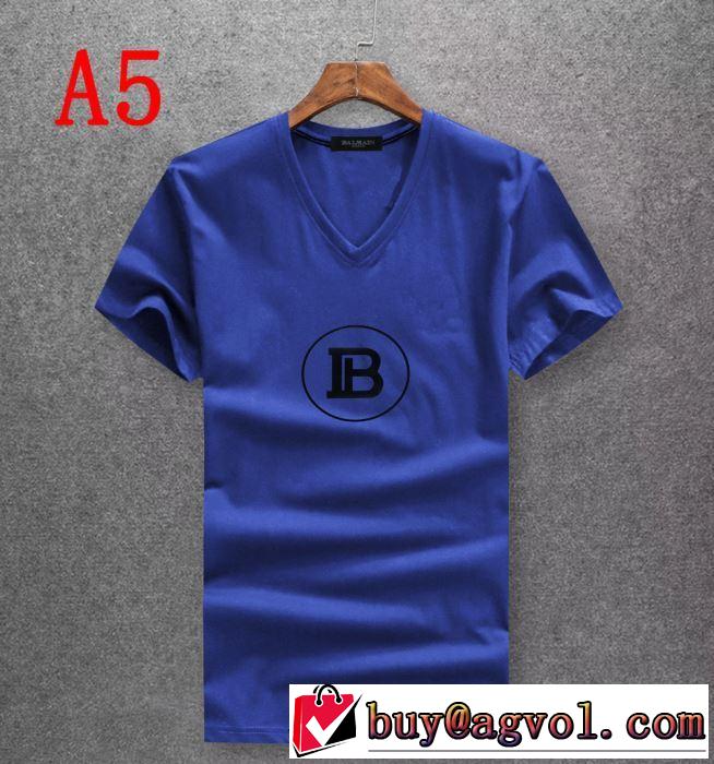 正規品保証19春夏 バルマン  Tシャツ/半袖  多色可選最新先取りおしゃれなロゴ入り BALMAIN