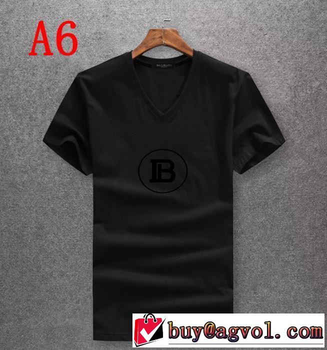正規品保証19春夏 バルマン  Tシャツ/半袖  多色可選最新先取りおしゃれなロゴ入り BALMAIN
