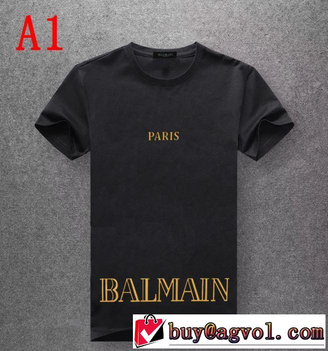 2019夏ファション新品 バルマンいろいろ選べる BALMAIN  Tシャツ/半袖 定番が欲しい方 多色可選