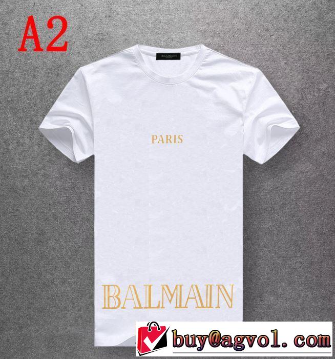 2019夏ファション新品 バルマンいろいろ選べる BALMAIN  Tシャツ/半袖 定番が欲しい方 多色可選