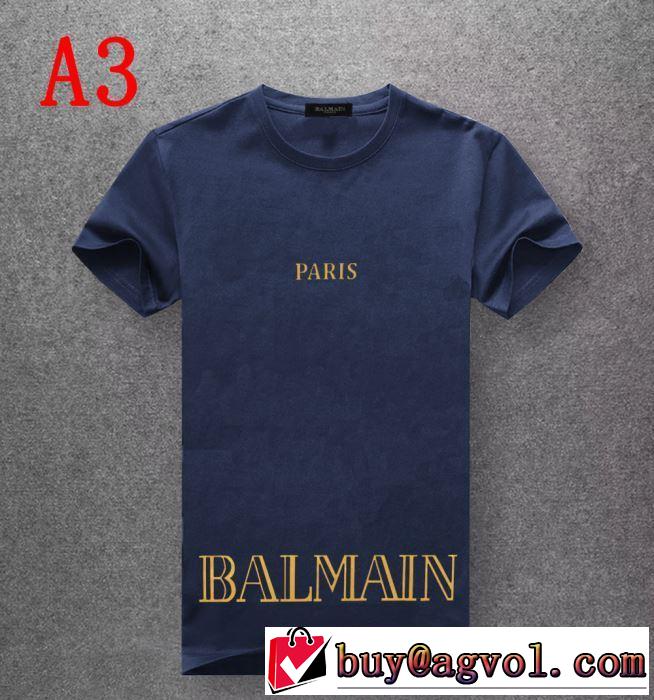 2019夏ファション新品 バルマンいろいろ選べる BALMAIN  Tシャツ/半袖 定番が欲しい方 多色可選