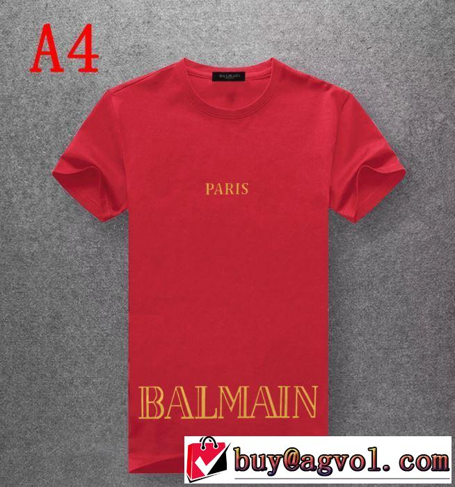 2019夏ファション新品 バルマンいろいろ選べる BALMAIN  Tシャツ/半袖 定番が欲しい方 多色可選