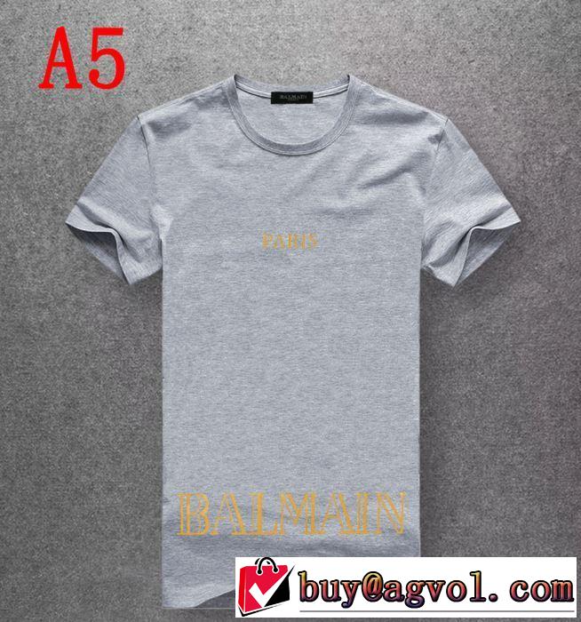 2019夏ファション新品 バルマンいろいろ選べる BALMAIN  Tシャツ/半袖 定番が欲しい方 多色可選