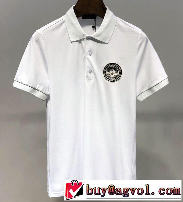 最新で男性にもお勧め  Tシャツ/半袖  2色可選バルマン【2019春夏】最新コレクション  BALMAIN