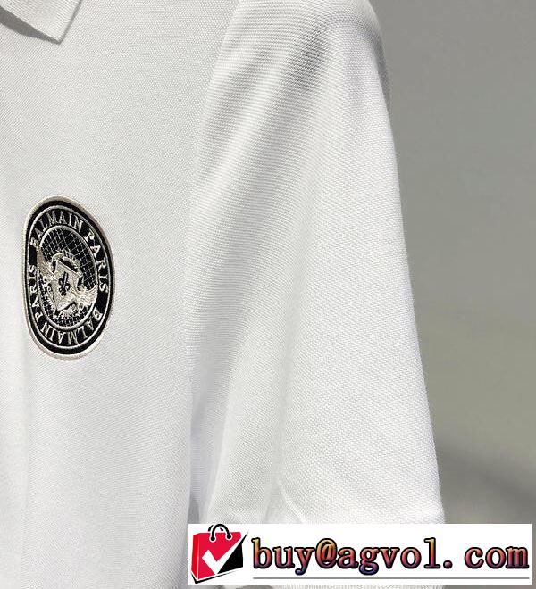 最新で男性にもお勧め  Tシャツ/半袖  2色可選バルマン【2019春夏】最新コレクション  BALMAIN