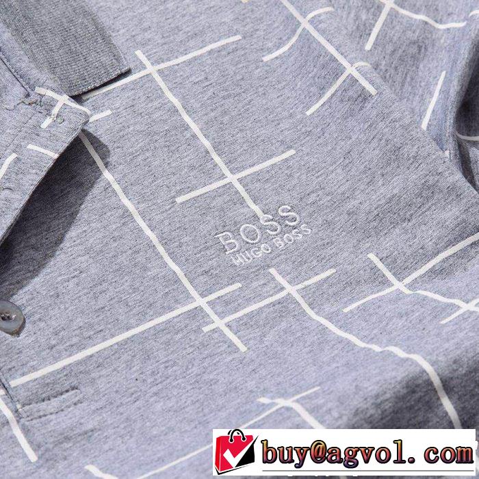 半袖Tシャツ 4色可選 クラシカルな雰囲気 大人の可愛さを引き立て HUGO BOSS ヒューゴボス