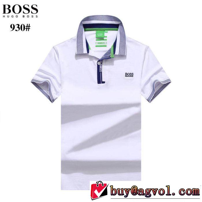 HUGO BOSS ヒューゴボス 半袖Tシャツ 4色可選 2019春夏も引き続きトレンド 今年の夏は着こなし