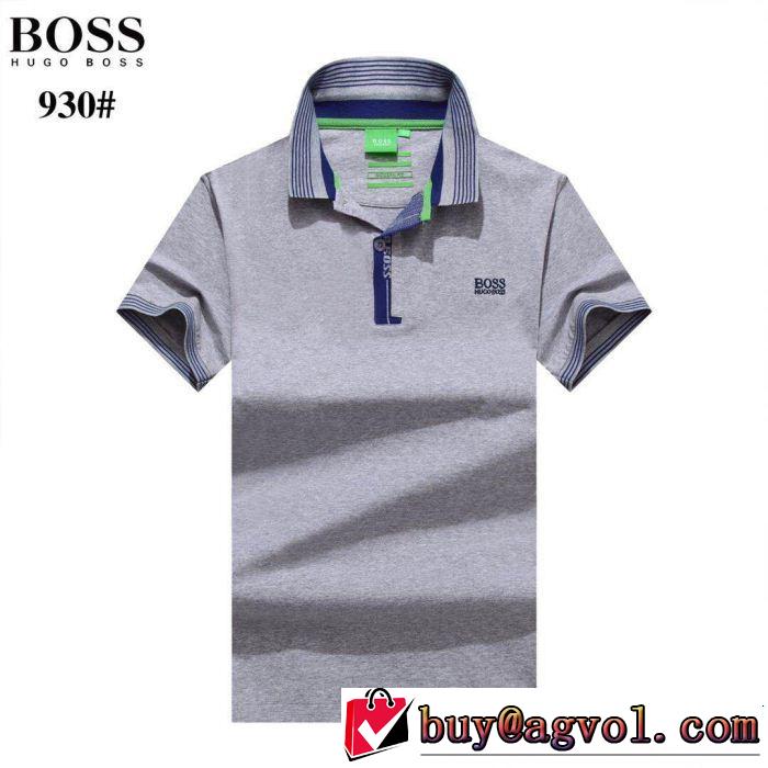HUGO BOSS ヒューゴボス 半袖Tシャツ 4色可選 2019春夏も引き続きトレンド 今年の夏は着こなし