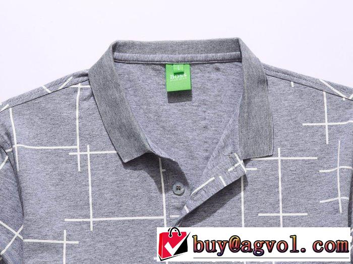 サラサラの着心地 HUGO BOSS ヒューゴボス 半袖Tシャツ 4色可選 ちょっと大人の印象