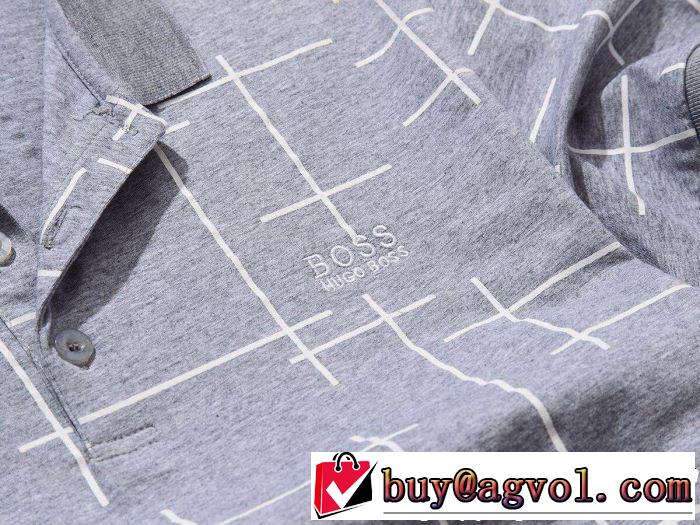 サラサラの着心地 HUGO BOSS ヒューゴボス 半袖Tシャツ 4色可選 ちょっと大人の印象
