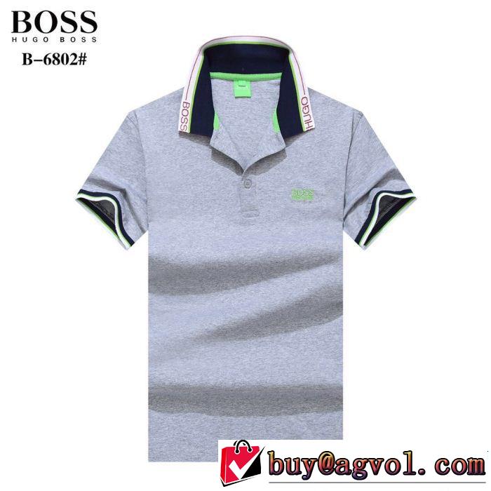 半袖Tシャツ 多色可選 HUGO BOSS ヒューゴボス 大人っぽく着こなせる この夏は注目新作